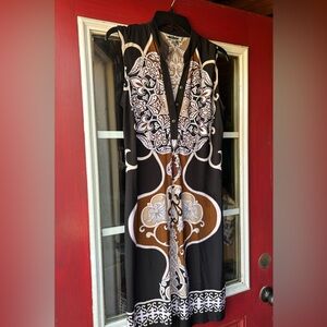 ☀️3/$10☀️ Intermission dress size black brown Mandela dress size 6